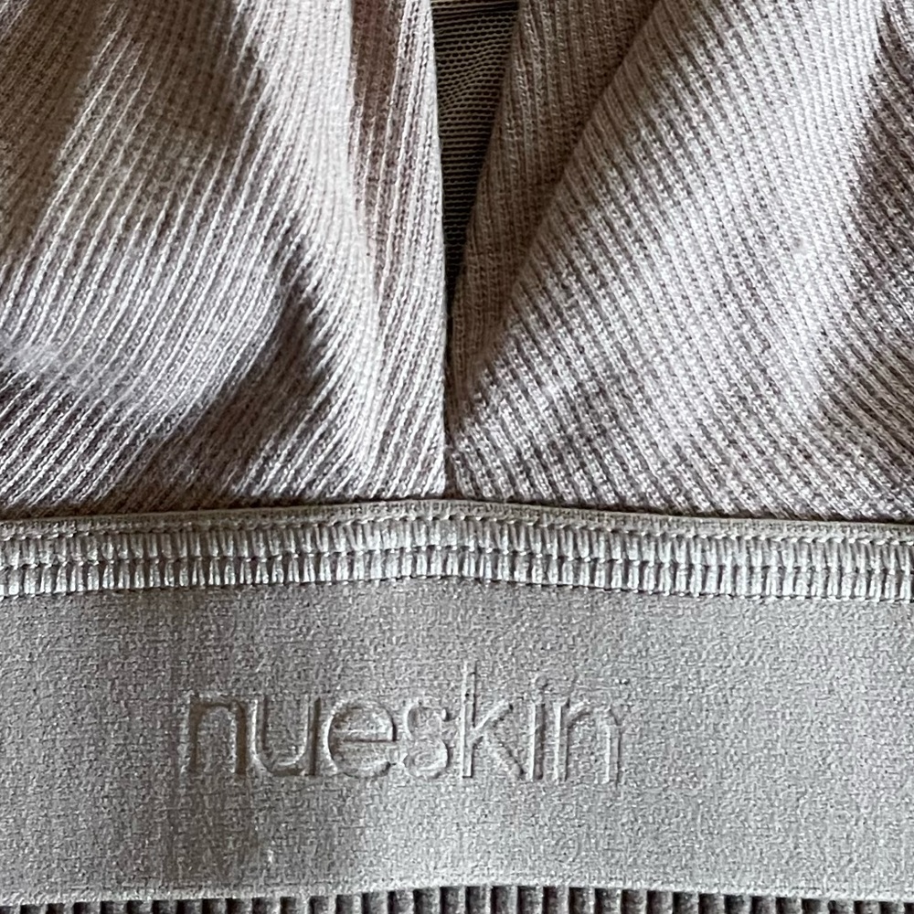 Bundle of 2 Brandnew Nueskin Brown & Orchid Hush Rib Cotton Triangle Bralette - Picture 10 of 10